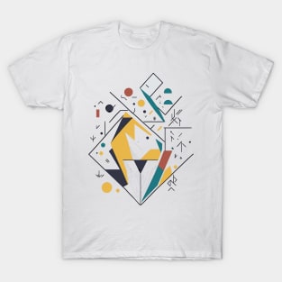 Bohemian Style Geometric Shapes - Colorful T-Shirt